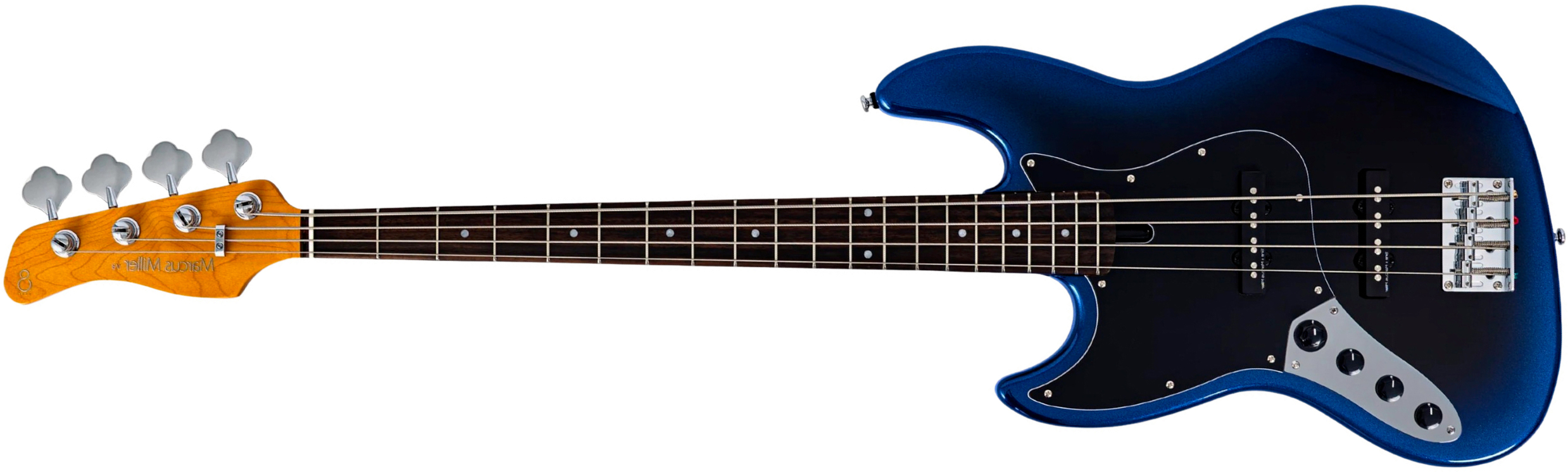 Sire Marcus Miller V3 New Gen 4st Lh Gaucher Active Rw - Midnight Blueburst - Basse Électrique Solid Body - Main picture