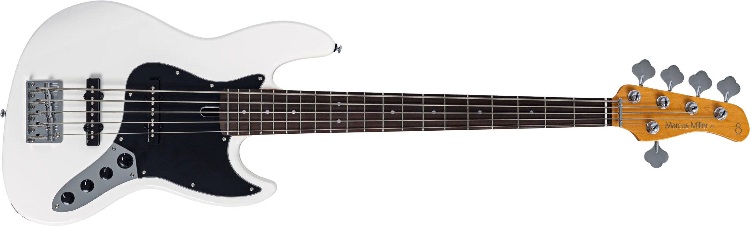 Sire Marcus Miller V3 New Gen 5st 5c Active Rw - Antique White - Basse Électrique Solid Body - Main picture