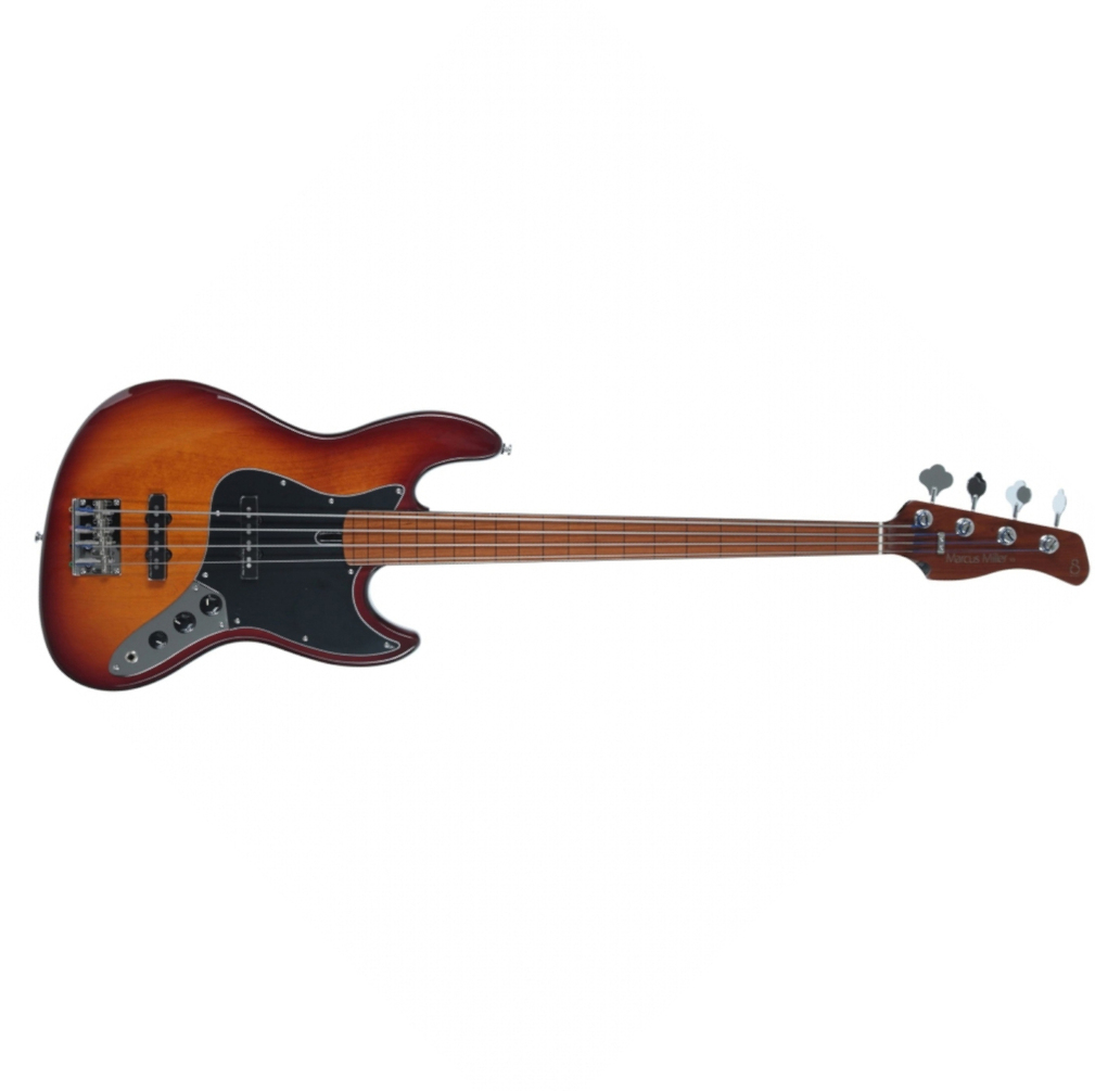 Sire Marcus Miller V5 Alder 4st Fretless Mn - Tobacco Sunburst - Basse Électrique Solid Body - Main picture