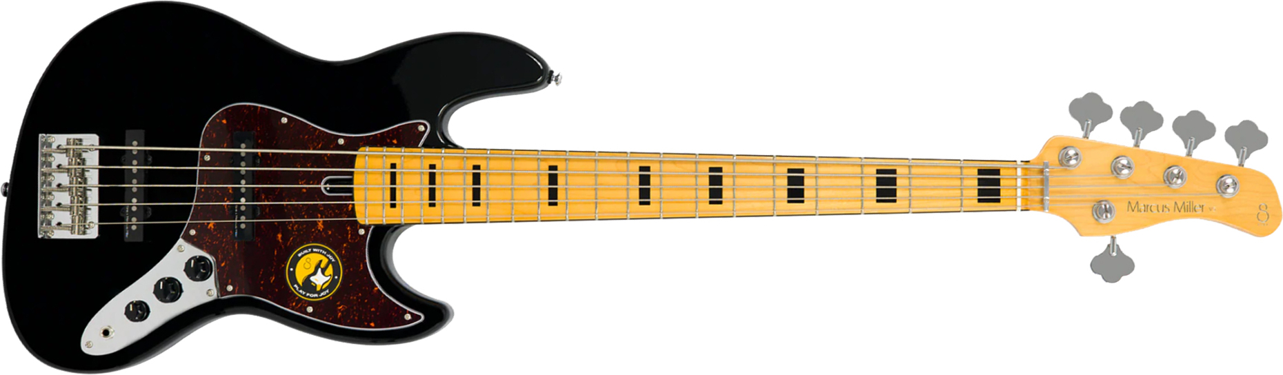 Sire Marcus Miller V5 Alder 5st 5c Mn - Black - Basse Électrique Solid Body - Main picture
