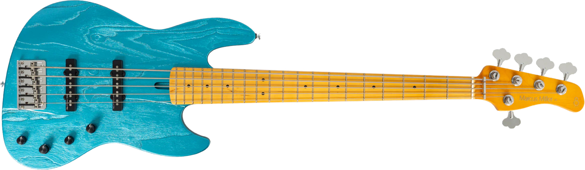 Sire Marcus Miller V6 5st 5c Active Mn - Ocean Turquoise Blue - Basse Électrique Solid Body - Main picture
