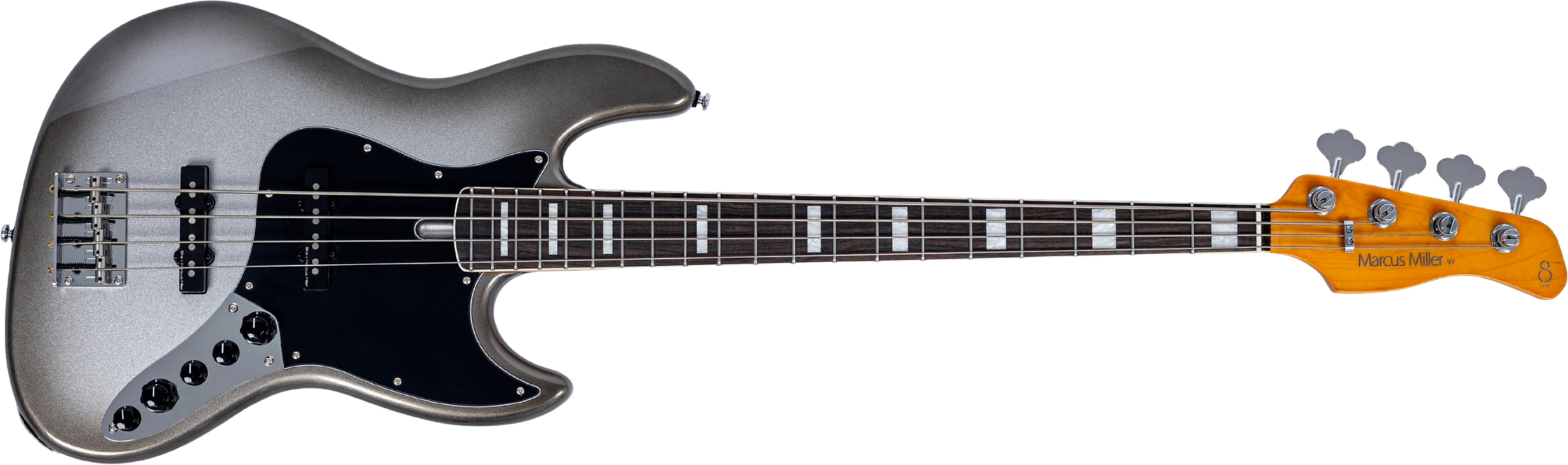 Sire Marcus Miller V7 Alder 2nd Gen 4st 4c Active Eb - Mercury - Basse Électrique Solid Body - Main picture