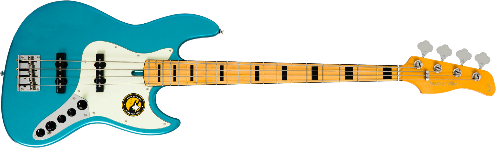 Sire Marcus Miller V7 Alder 2nd Gen 4st 4c Active Mn - Tide Pool - Basse Électrique Solid Body - Main picture