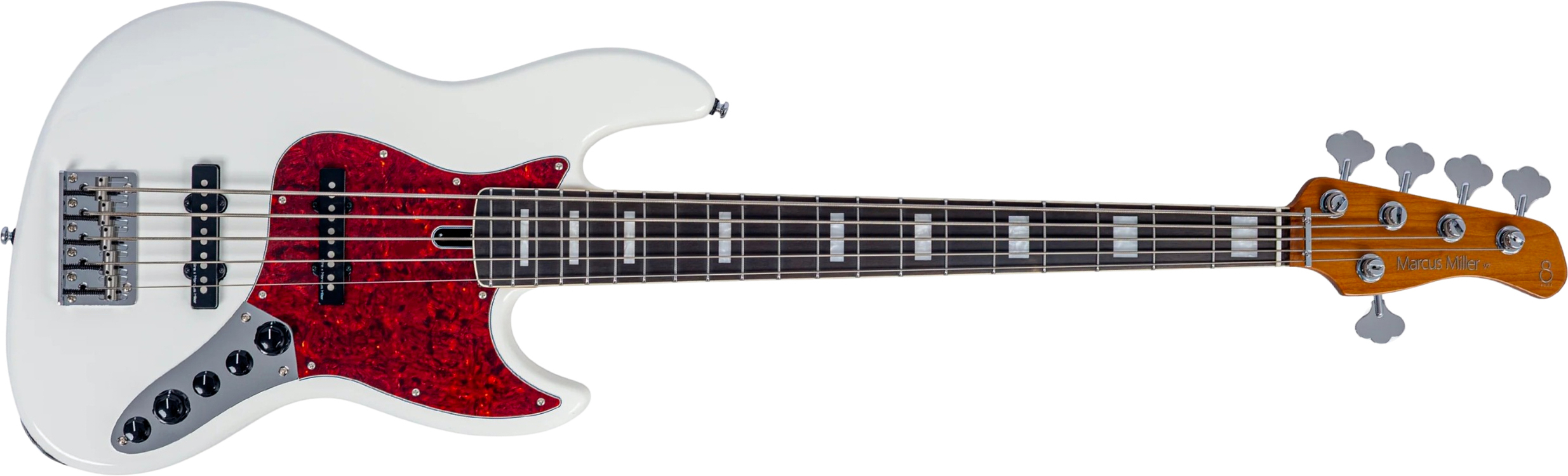 Sire Marcus Miller V7 Alder 2nd Gen 5st 5c Active Eb - Antique White - Basse Électrique Solid Body - Main picture