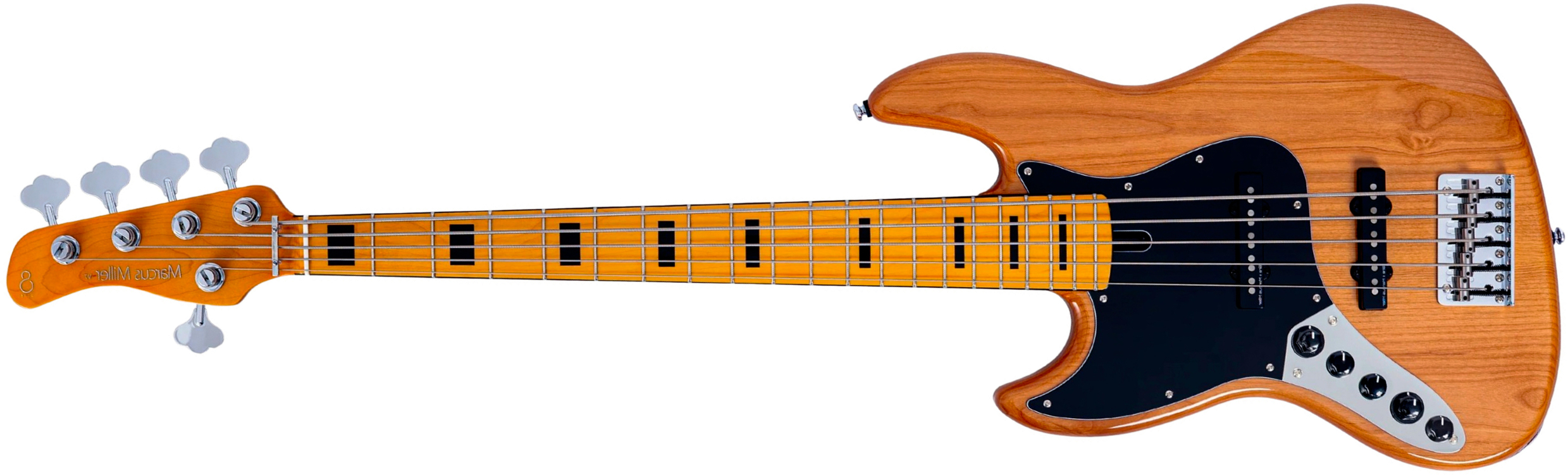 Sire Marcus Miller V7 Alder 2nd Gen 5st Lh 5c Active Mn - Natural - Basse Électrique Solid Body - Main picture