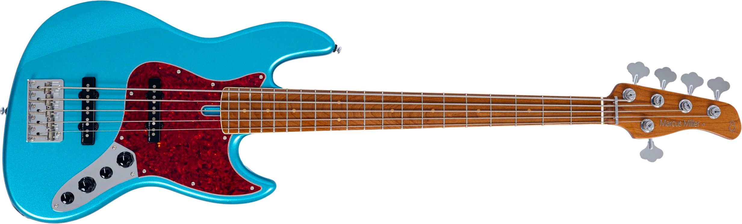 Sire Marcus Miller V7 Vintage New Gen 5st 5c Active Mn - Tide Pool - Basse Électrique Solid Body - Main picture