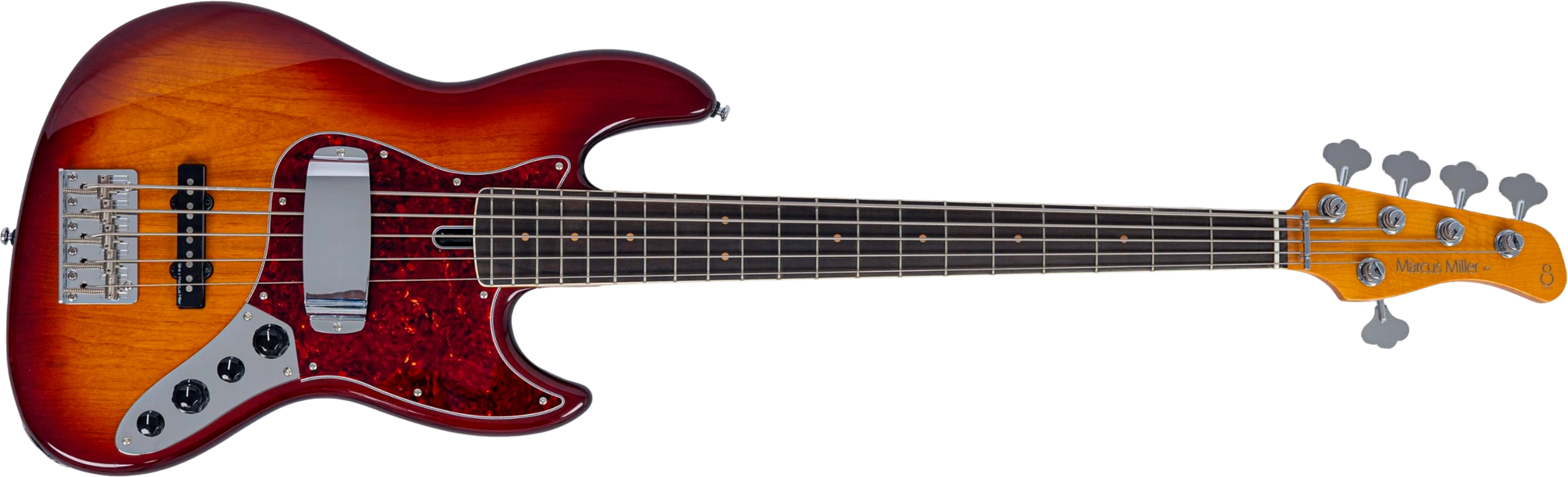 Sire Marcus Miller V7 Vintage New Gen 5st 5c Active Mn - Tobacco Sunburst - Basse Électrique Solid Body - Main picture