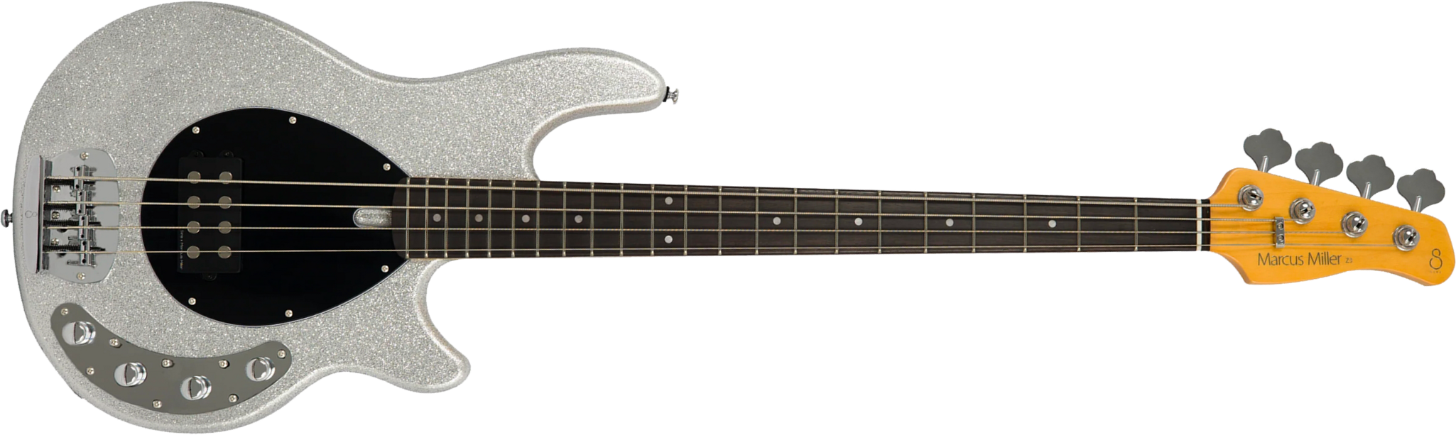 Sire Marcus Miller Z3 4st 4c Active Rw - Silver Sparkle - Basse Électrique Solid Body - Main picture