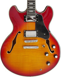 Guitare électrique 1/2 caisse Sire Larry Carlton H7 - Cherry sunburst