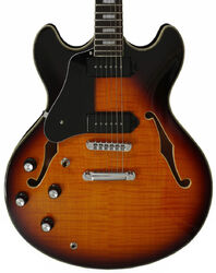 Guitare électrique gaucher Sire Larry Carlton H7V LH - Vintage sunburst