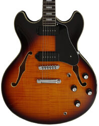 Guitare électrique 1/2 caisse Sire Larry Carlton H7V - Vintage sunburst