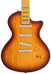 Guitare électrique rétro rock Sire Larry Carlton I5L - Tobacco sunburst satin