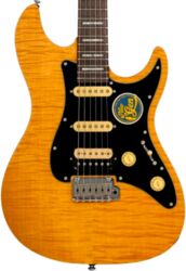 Guitare électrique forme str Sire Larry Carlton S7 FM New Gen - natural satin