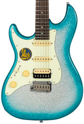 Guitare électrique forme str Sire Larry Carlton S7 HSS New Gen LH - Skyburst Sparkle