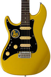 Guitare électrique forme str Sire Larry Carlton S7 HSS New Gen LH - metallic gold