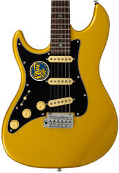 Guitare électrique forme str Sire Larry Carlton S7 New Gen LH - metallic gold