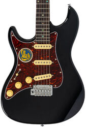 Guitare électrique forme str Sire Larry Carlton S7 New Gen LH - black