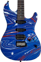 Guitare électrique forme str Sire Larry Carlton S7 SW - blue swirl