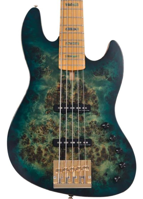 Marcus Miller V10 5ST 5-String - transparent green satin