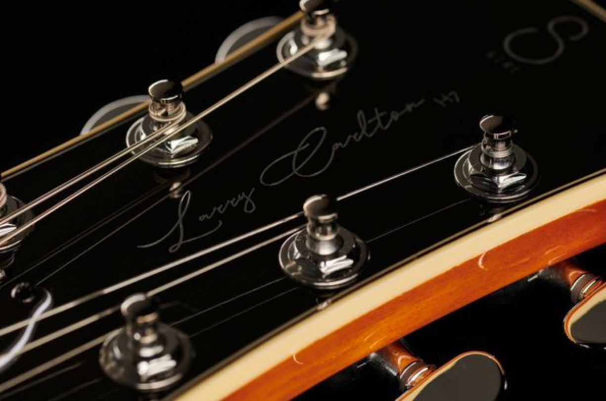 Sire Larry Carlton H7v Lh Signature Gaucher 2s P90 Ht Eb - Vintage Sunburst - Guitare Électrique Gaucher - Variation 4