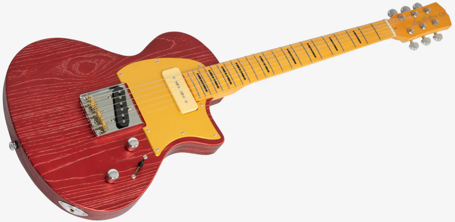 Sire Larry Carlton I5t 2s P90 Ht Mn - Candy Apple Red - Guitare Électrique Single Cut - Variation 2