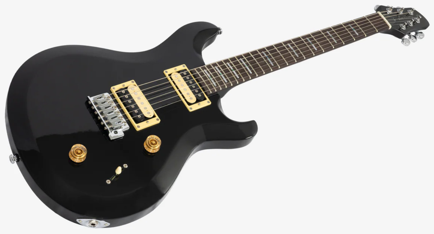 Sire Larry Carlton Q3 2h Trem Rw - Black - Guitare Électrique Double Cut - Variation 2