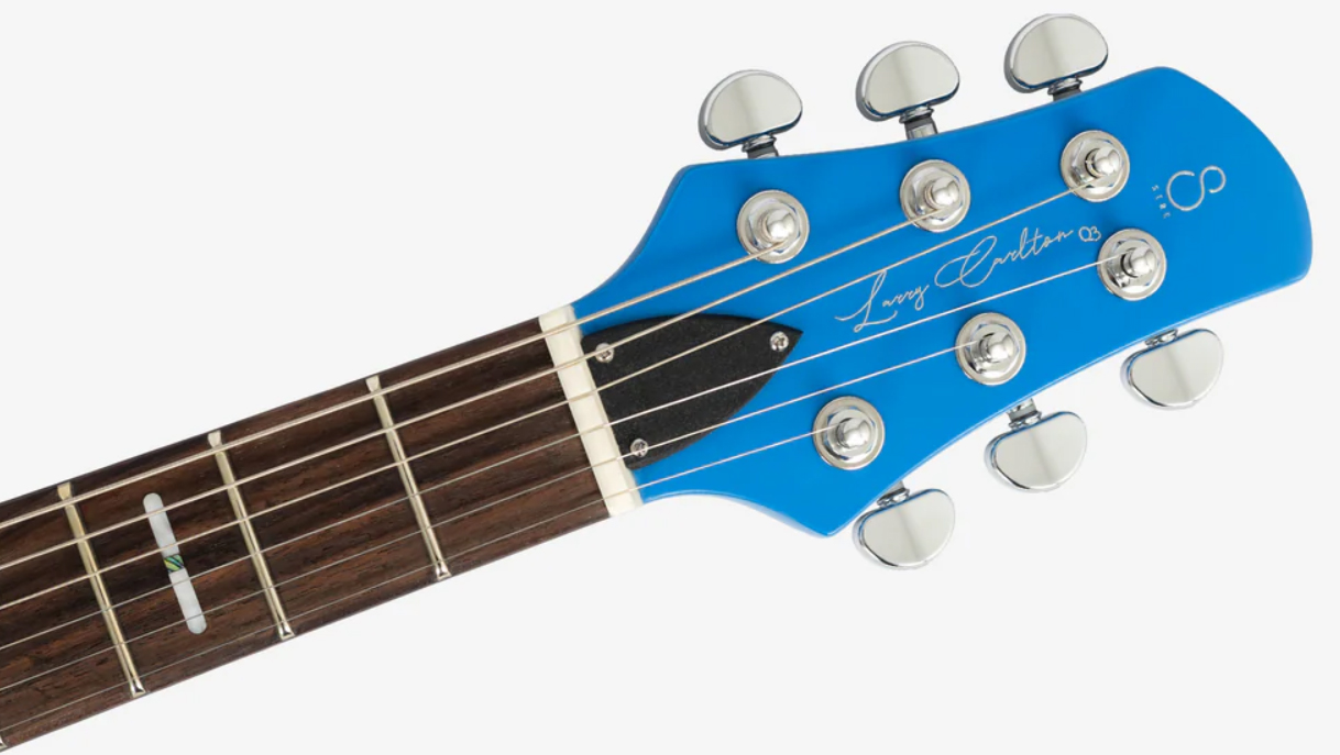 Sire Larry Carlton Q3 2h Trem Rw - Midnight Blue - Guitare Électrique Double Cut - Variation 3