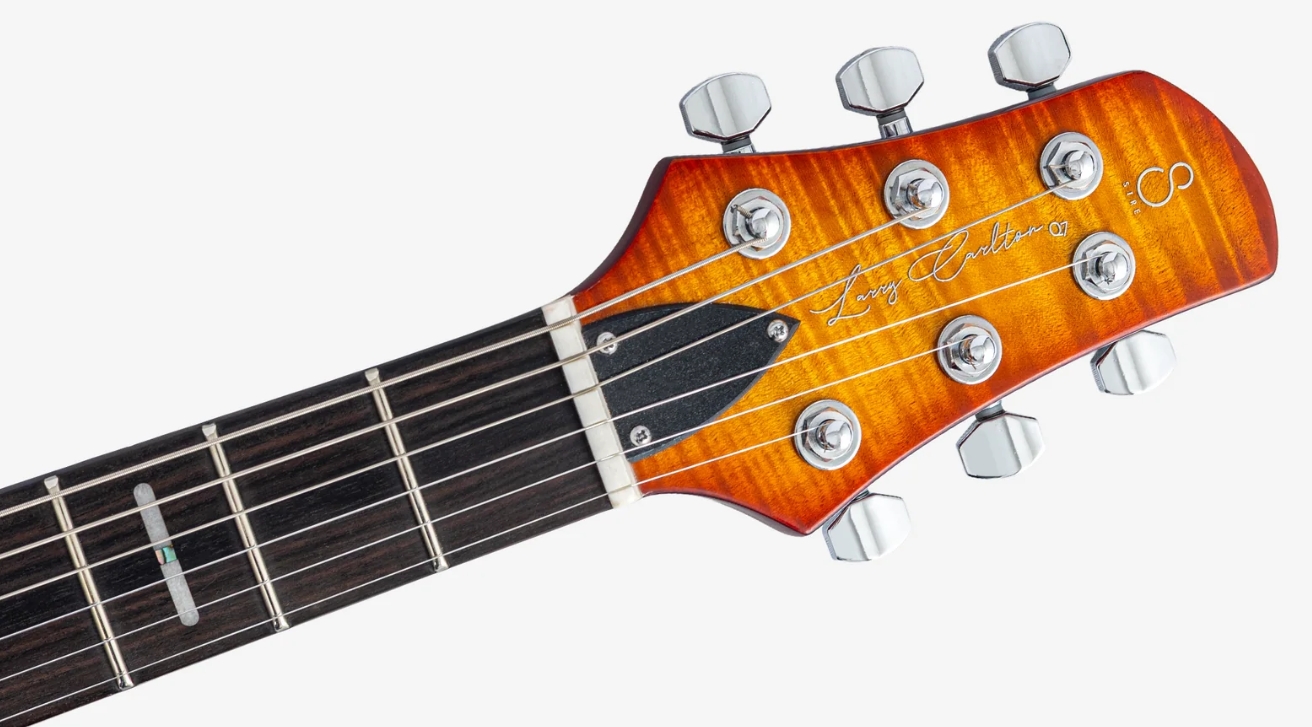 Sire Larry Carlton Q7 Hollow 2h Ht Eb - Amber Burst - Guitare Électrique 1/2 Caisse - Variation 3