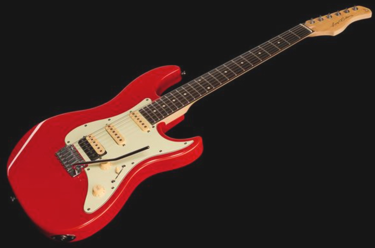 Sire Larry Carlton S3 Lh Signature Gaucher Hss Trem Rw - Dakota Red - Guitare Électrique Gaucher - Variation 1