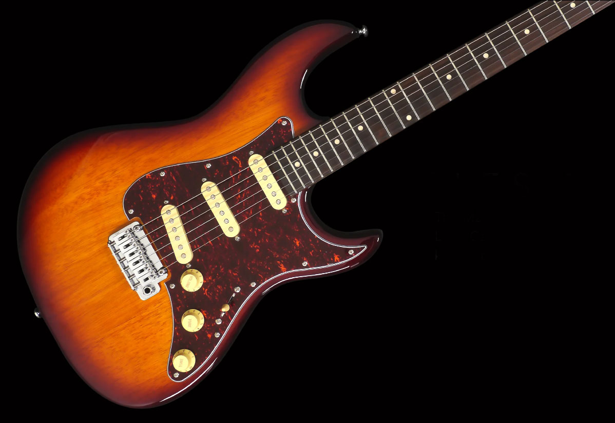 Sire Larry Carlton S3 Sss Lh Signature Gaucher 3s Trem Rw - Tobacco Sunburst - Guitare Électrique Forme Str - Variation 1