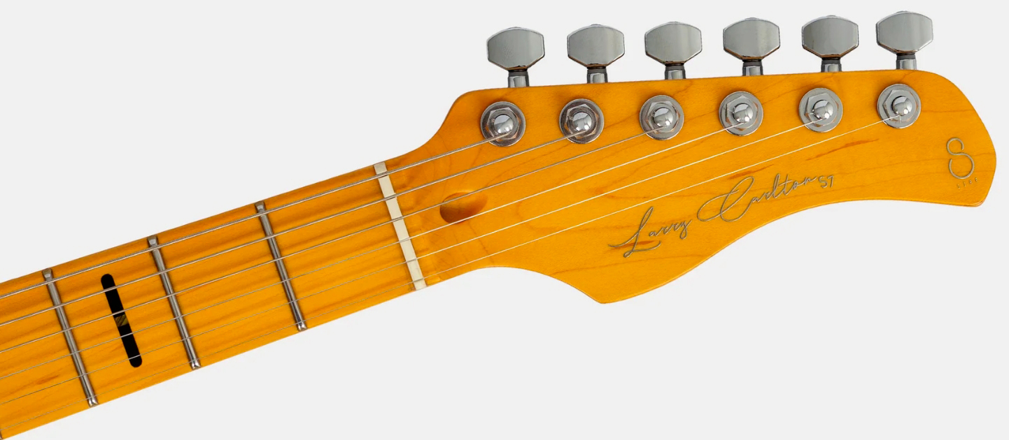 Sire Larry Carlton S7 Fm New Gen Hss Trem Mn - See Through Red - Guitare Électrique Forme Str - Variation 3