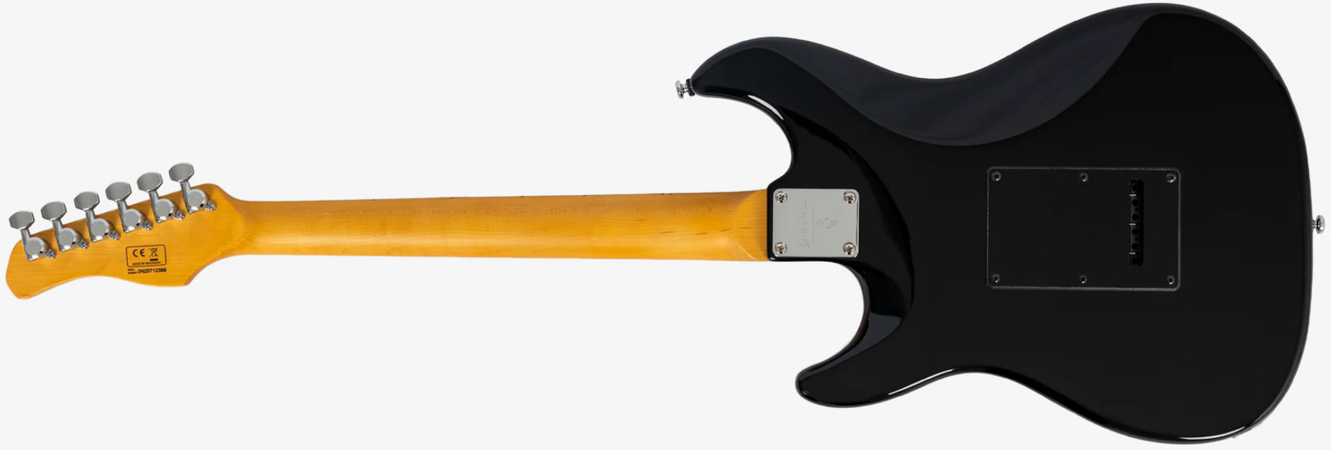 Sire Larry Carlton S7 Hss Lh Gaucher New Gen Trem Mn - Black - Guitare Électrique Forme Str - Variation 1