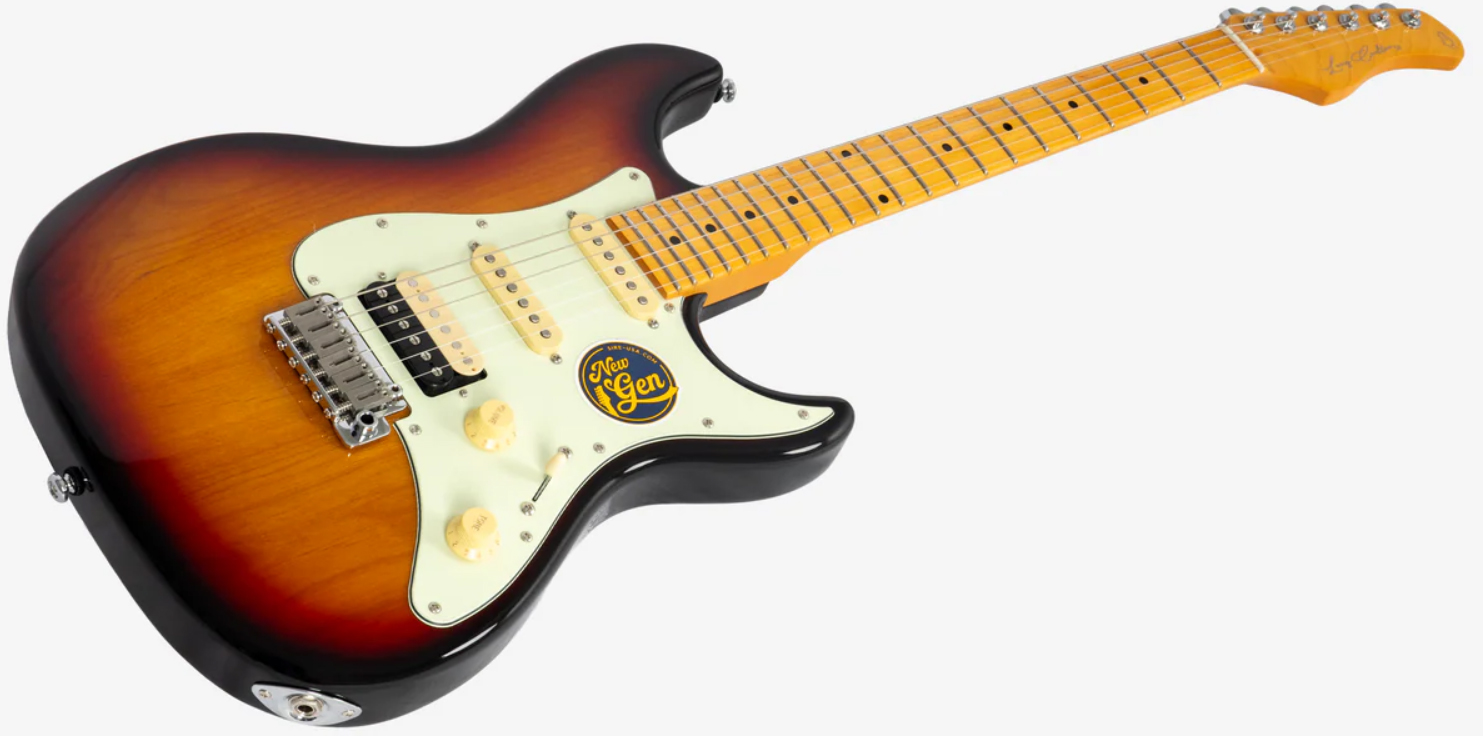 Sire Larry Carlton S7 Hss Lh Gaucher New Gen Trem Mn - 3 Tone Sunburst - Guitare Électrique Forme Str - Variation 2