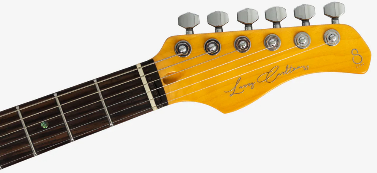 Sire Larry Carlton S7 Lh Gaucher New Gen 3s Trem Rw - Metallic Gold - Guitare Électrique Forme Str - Variation 3