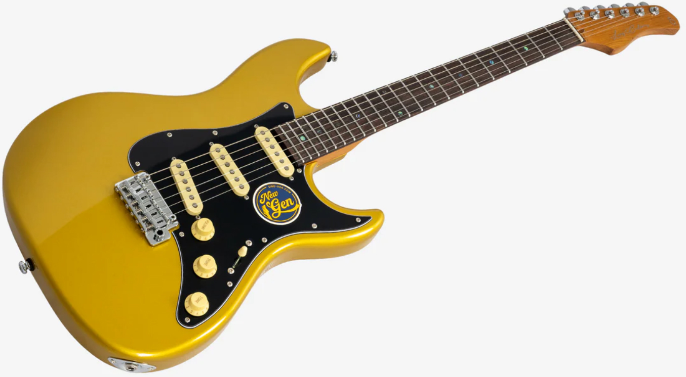 Sire Larry Carlton S7 New Gen 3s Trem Rw - Metallic Gold - Guitare Électrique Forme Str - Variation 2