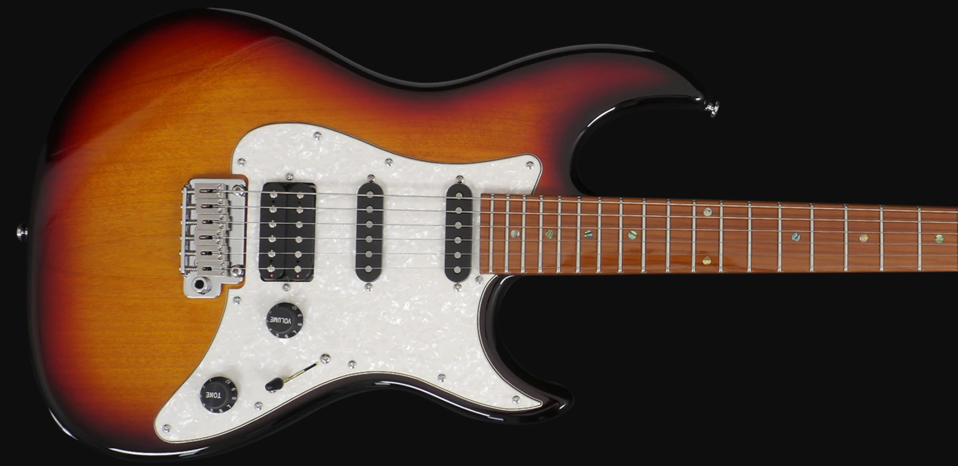 Sire Larry Carlton S7 Signature Hss Trem Eb - 3 Tone Sunburst - Guitare Électrique Forme Str - Variation 2