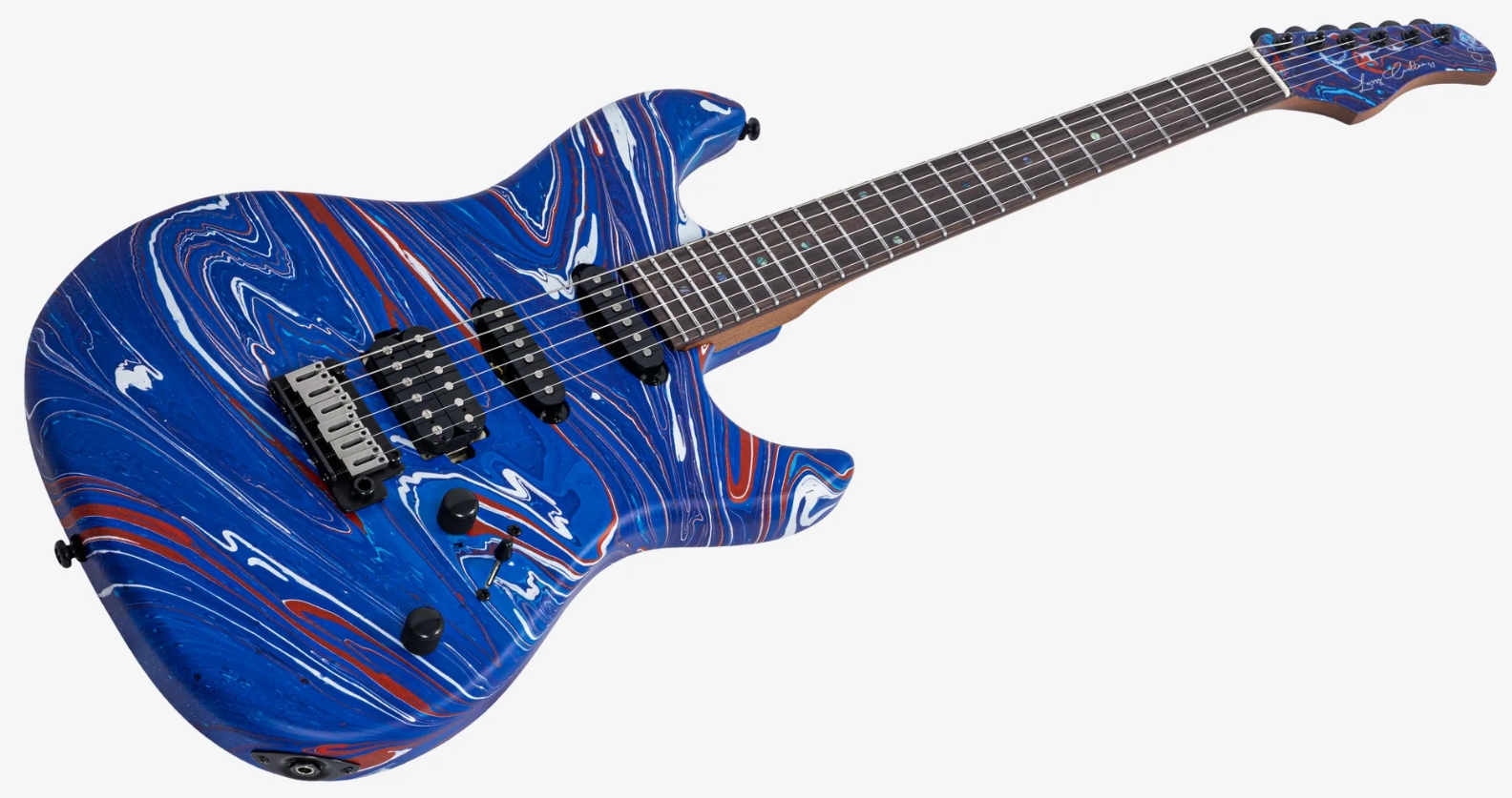 Sire Larry Carlton S7 Sw Hss Trem Rw - Blue Swirl - Guitare Électrique Forme Str - Variation 2