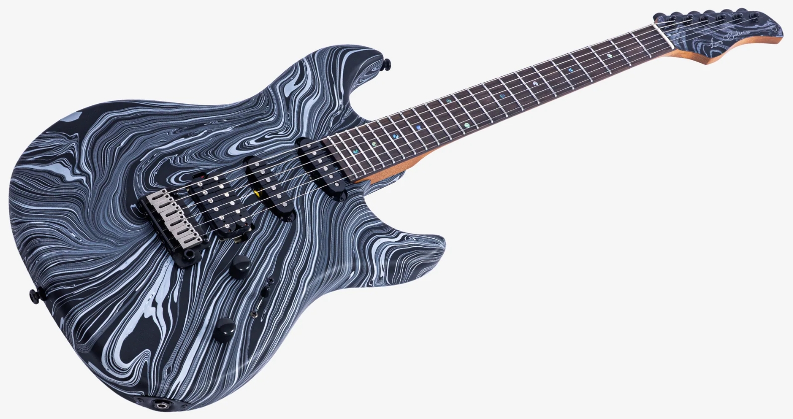 Sire Larry Carlton S7 Sw Hss Trem Rw - Black Swirl - Guitare Électrique Forme Str - Variation 2