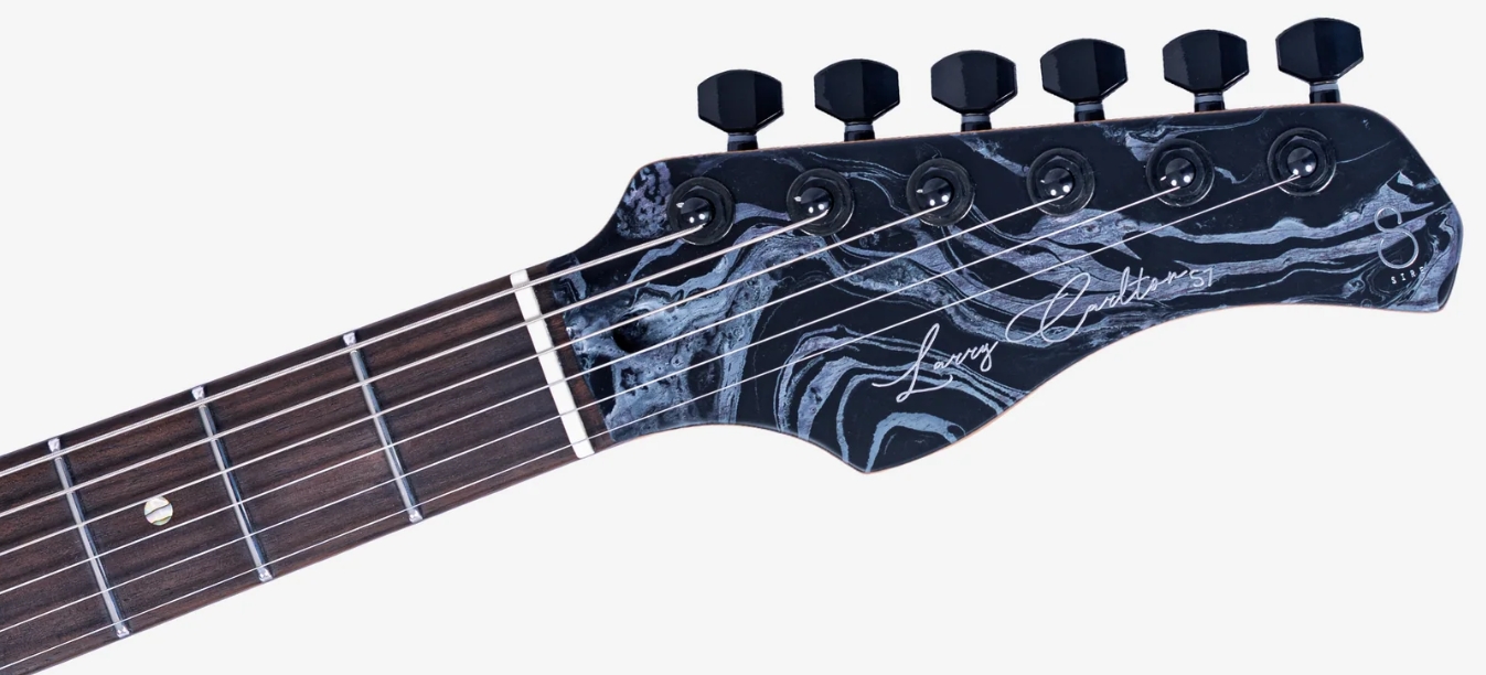 Sire Larry Carlton S7 Sw Hss Trem Rw - Black Swirl - Guitare Électrique Forme Str - Variation 3
