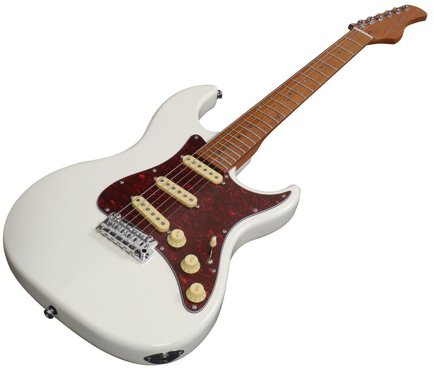 Sire Larry Carlton S7 Vintage Signature 3s Trem Mn - Antique White - Guitare Électrique Forme Str - Variation 2