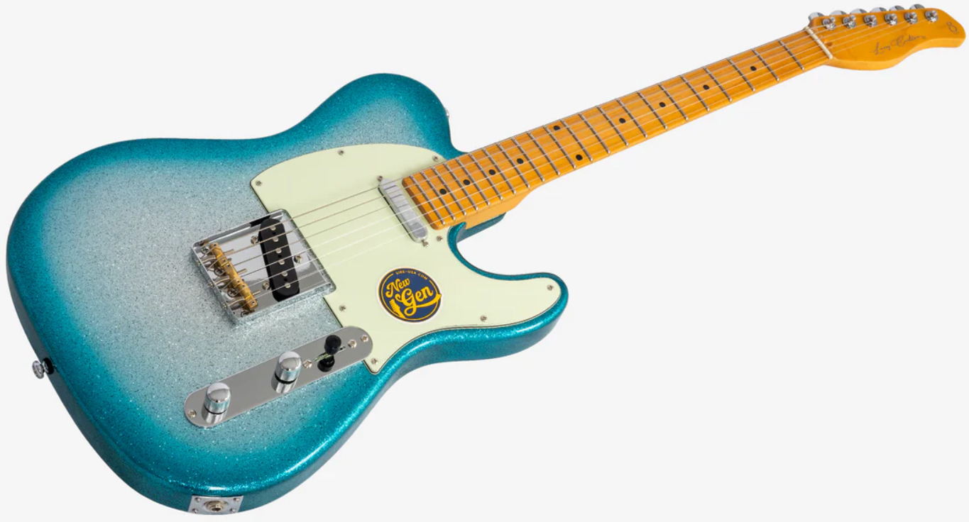 Sire Larry Carlton T7 Lh Gaucher New Gen 2s Ht Mn - Skyburst Sparkle - Guitare Électrique Forme Tel - Variation 2