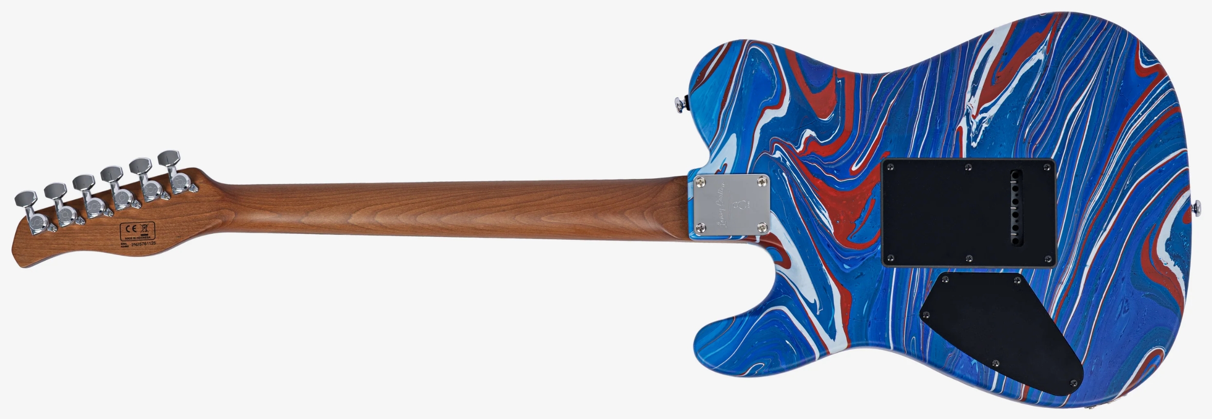 Sire Larry Carlton T7 Sw 2h Trem Rw - Blue Swirl - Guitare Électrique Forme Tel - Variation 1
