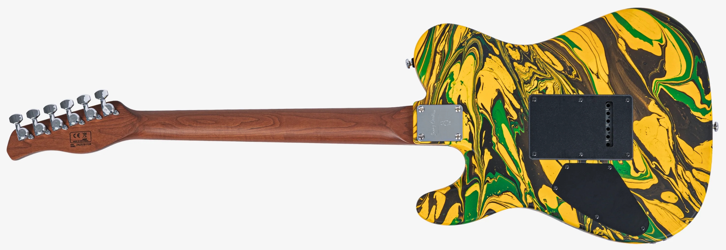 Sire Larry Carlton T7 Sw 2h Trem Rw - Yellow Swirl - Guitare Électrique Forme Tel - Variation 1