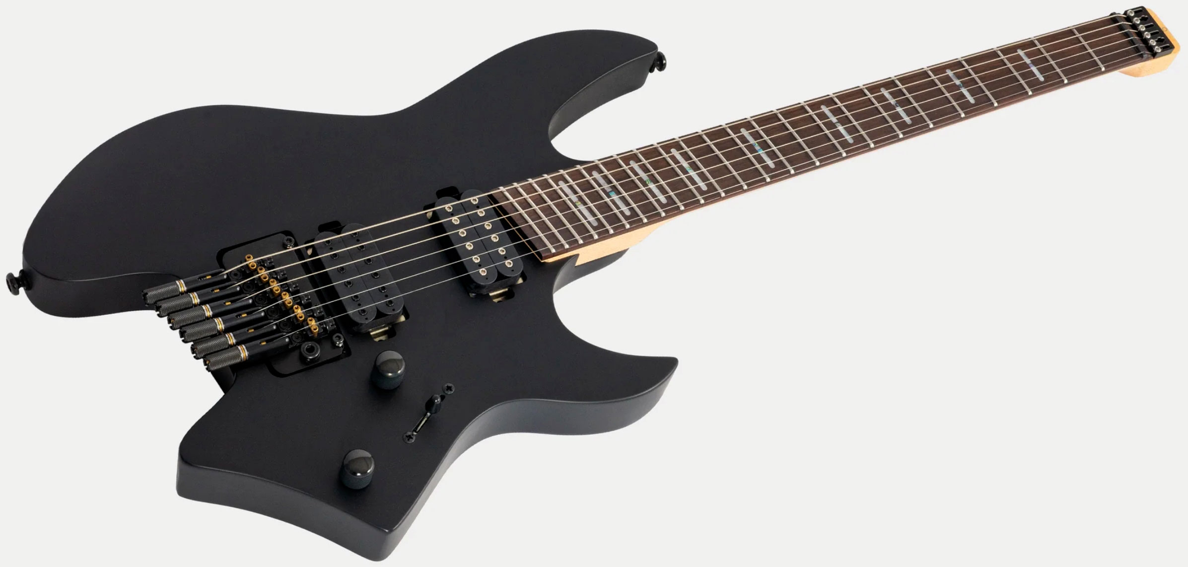Sire Larry Carlton X6 Headless Multiscale 2h Trem Rw - Black Satin - Guitare Électrique Multi-scale - Variation 2