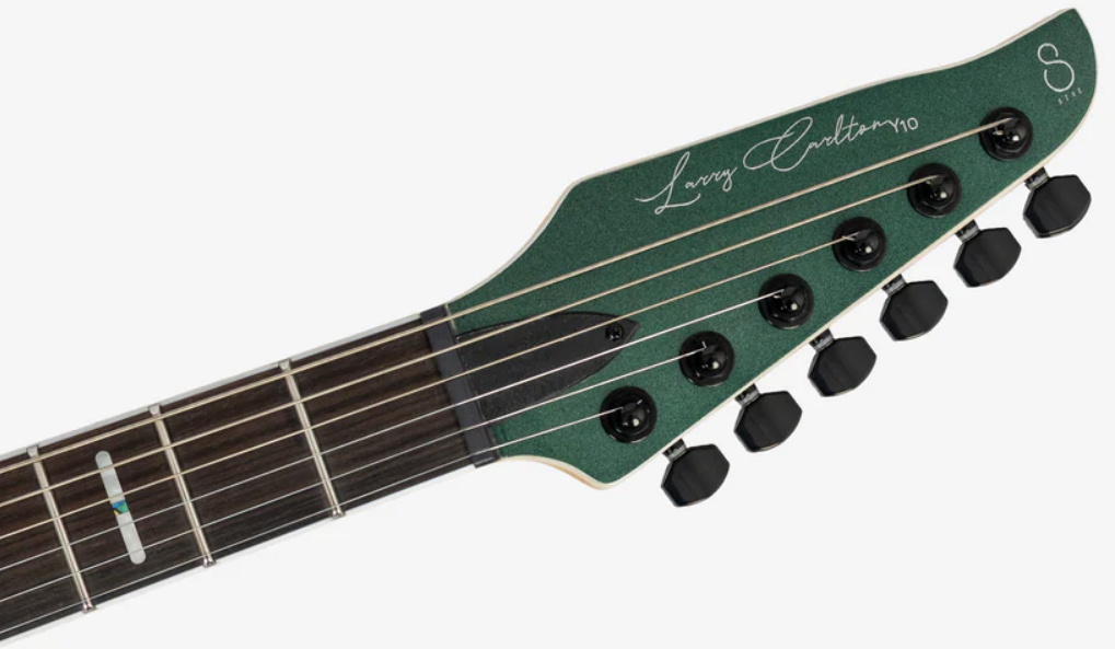 Sire Larry Carlton Y10 2h Fishman Fluence Trem Eb - Metallic Green - Guitare Électrique Forme Str - Variation 3