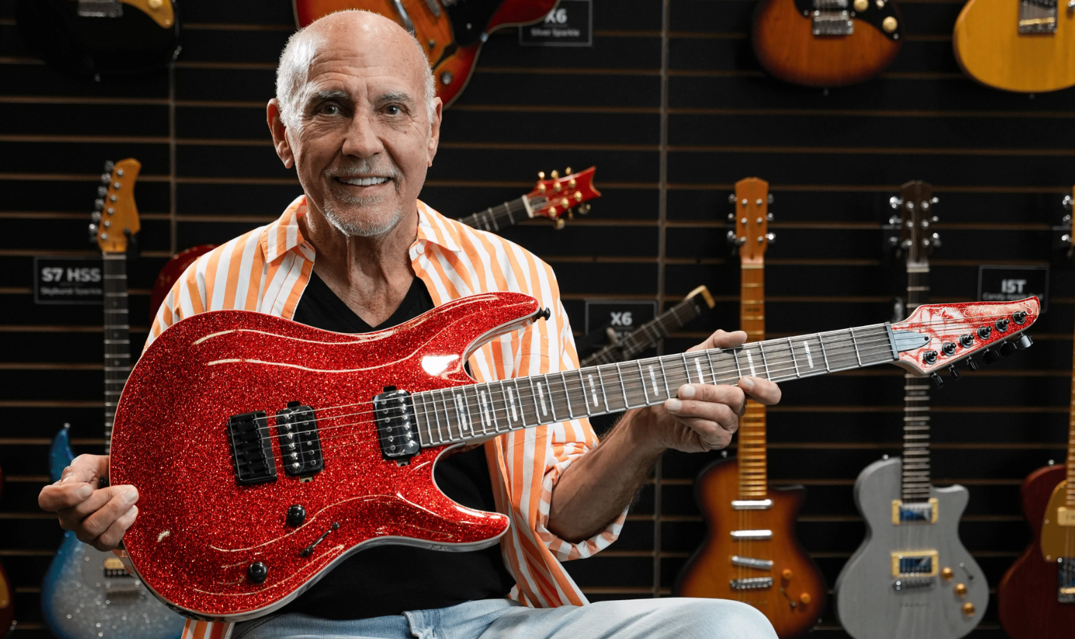 Sire Larry Carlton Y5 2h Ht Rw - Red Sparkle - Guitare Électrique Forme Str - Variation 4