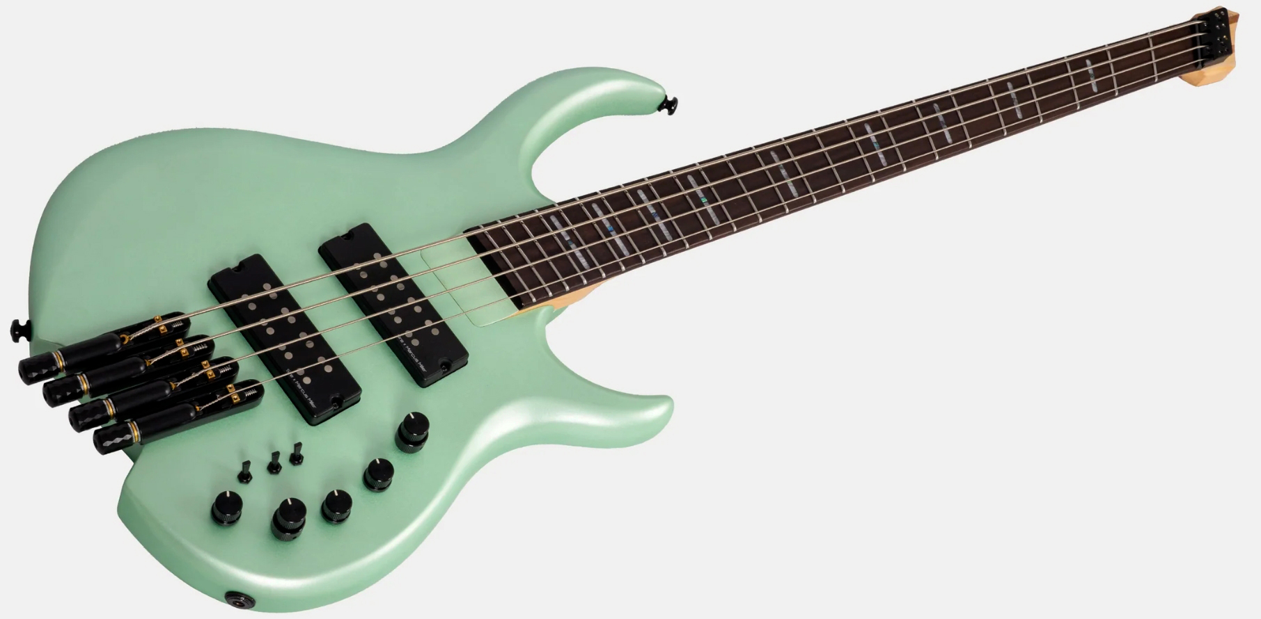 Sire Marcus Miller M6 Headless 4st Multiscale Active Rw - Surf Green Metallic - Basse Électrique Solid Body - Variation 2