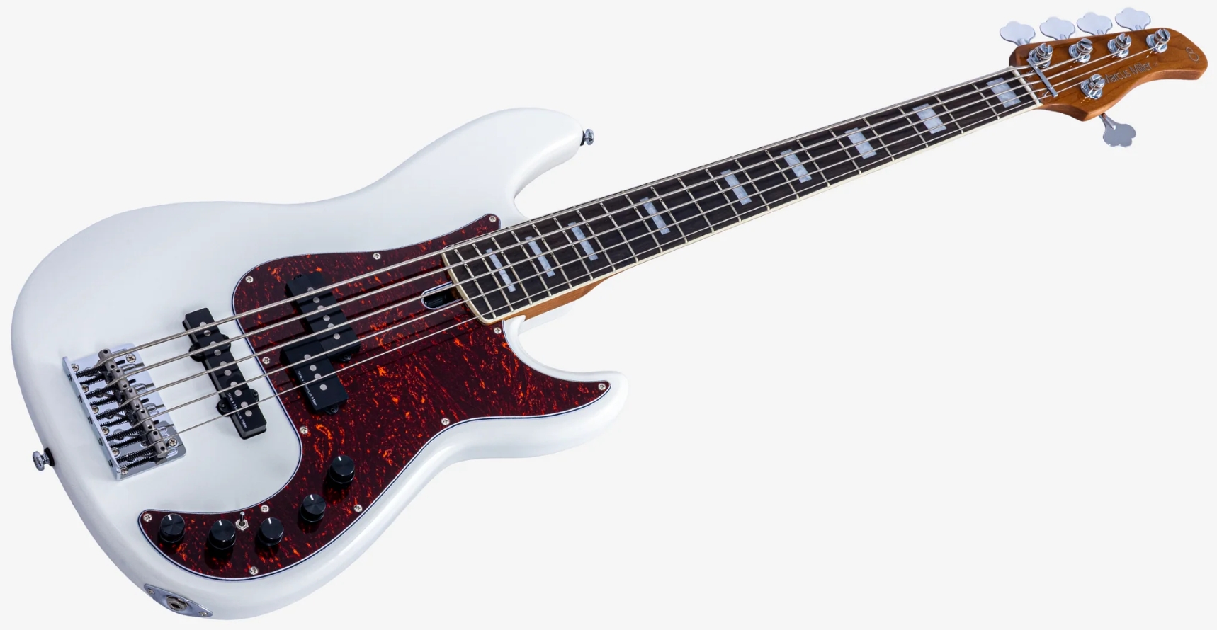 Sire Marcus Miller P7 New Gen 5st 5c Active Eb - Antique White - Basse Électrique Solid Body - Variation 2