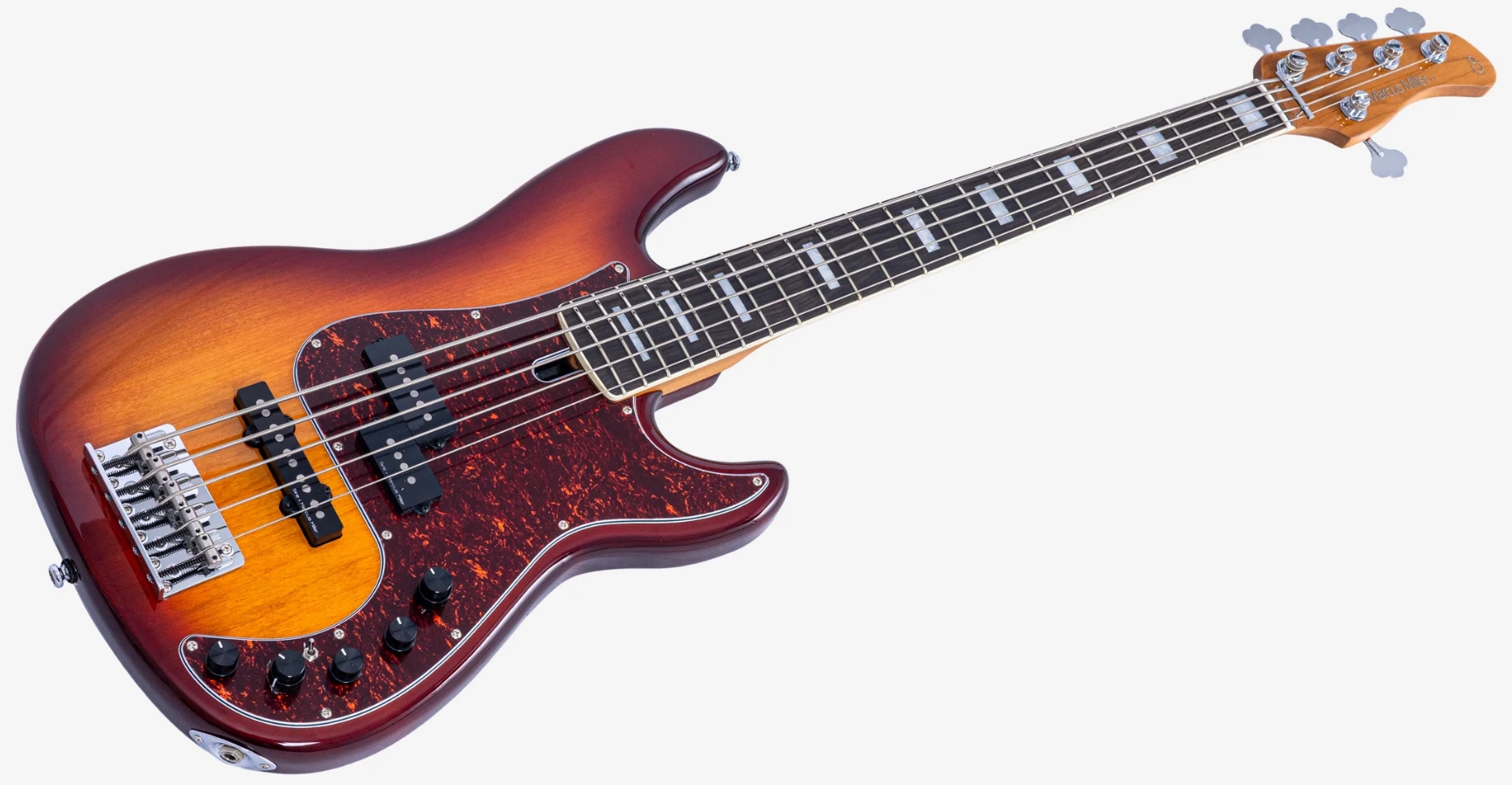 Sire Marcus Miller P7 New Gen 5st Lh 5c Gaucher Active Eb - Tobacco Sunburst - Basse Électrique Solid Body - Variation 2