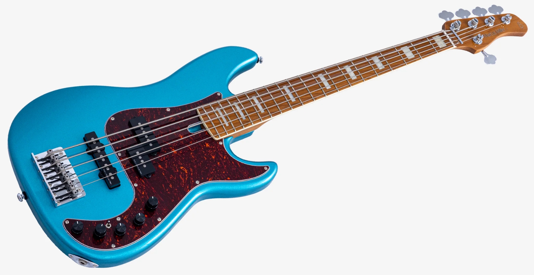 Sire Marcus Miller P7 New Gen 5st Lh 5c Gaucher Active Eb - Tide Pool - Basse Électrique Solid Body - Variation 2